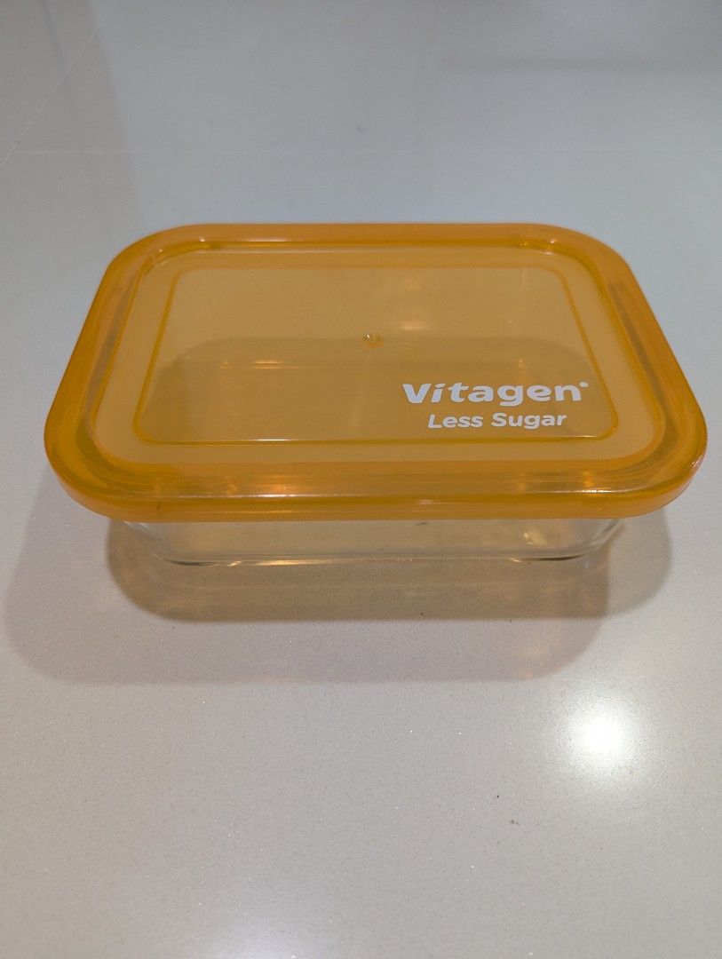 Vitagen Glass Container With Lid