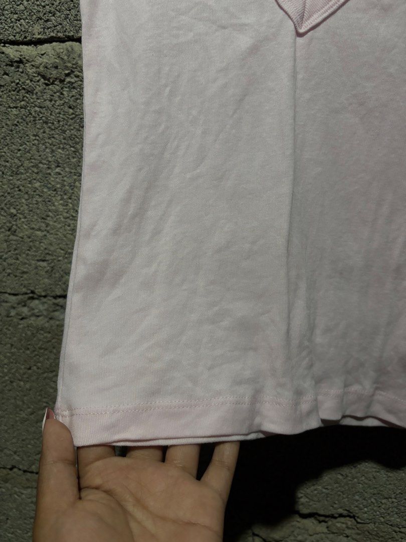 Zara Pink Sleeveless V-Neck Top (Category: Sleeveless) located in Baguio. Submitted by dein_allure (Listing ID 1442877980, Image 3). Description: 🫒Zara pink sleeveless top 🫒V-neck design 🫒Size S 🫒Made in Bangladesh 🫒Versatile for layering or wearing alone 🫒mop: gcash 🫒mod:jnt 🫒baguio loc(drop off or meet up if same place).