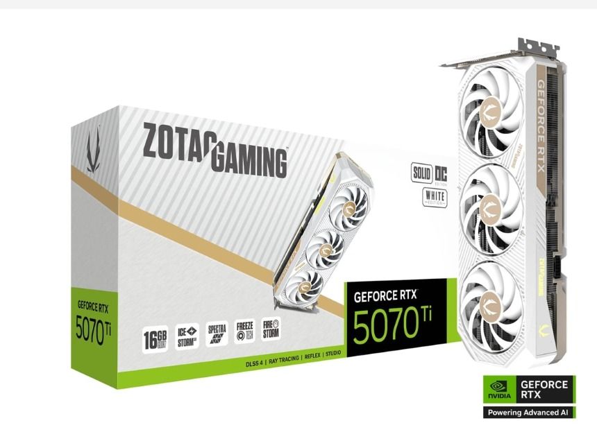 ZOTAC GeForce RTX 5070 Ti 16GB White