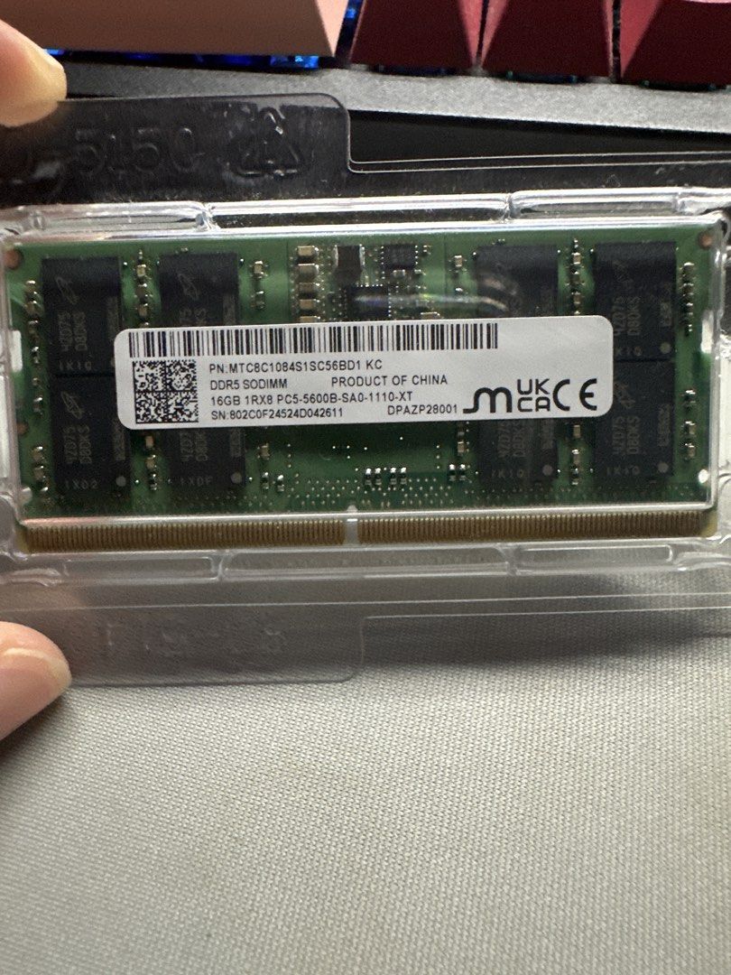 16GB DDR5-5600 Ram