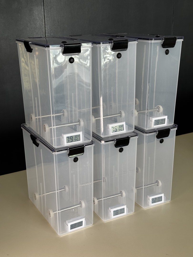 3D Printing Filament Dry Box with Hygrometer