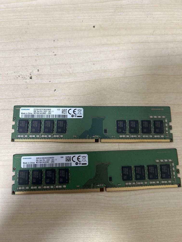8gb ddr4 2400T (2 pcs)