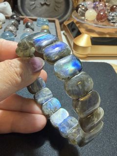 Gray Moonstone Hand Pendant