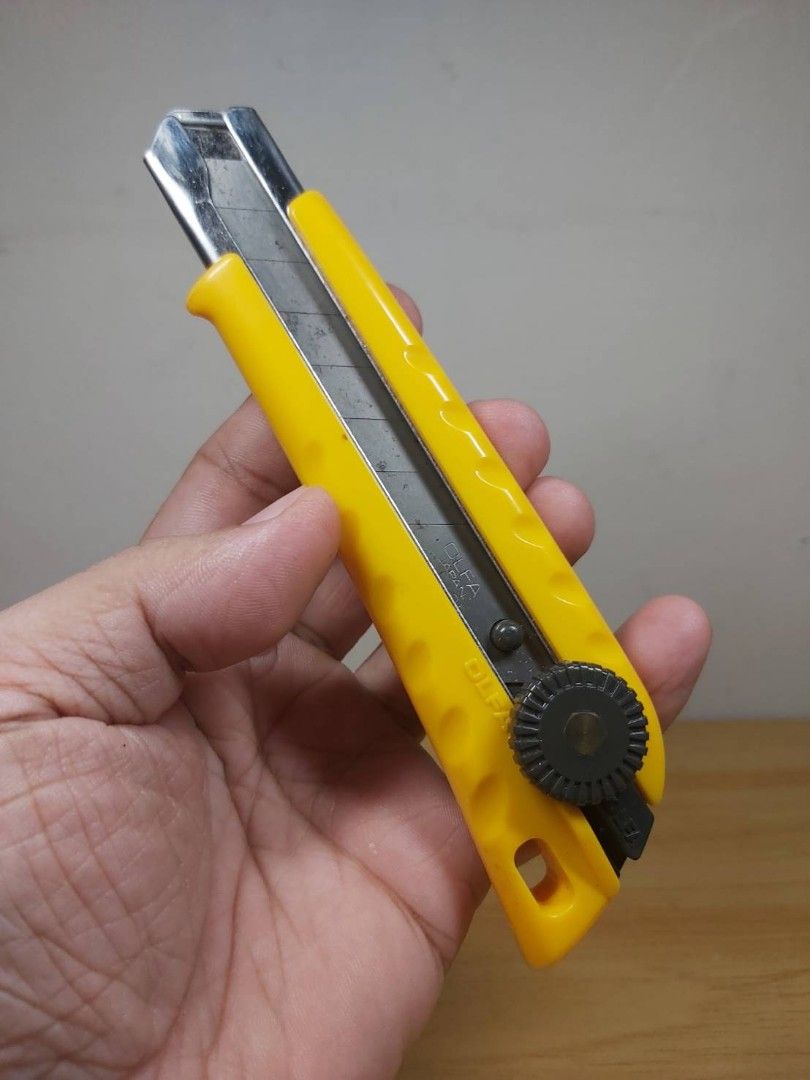 OLFA L-1 HEAVY DUTY CUTTER KNIFE (Category: Construction Tools & Equipment) located in Bulacan. Submitted by nansantiago (Listing ID 1446949753, Image 1). Description: OLFA L-1 HEAVY DUTY CUTTER KNIFE With 1 blade replacement 🏷️ ₱120‼️ 📍 Location: Plaridel, Bulacan 💸 Mode of Payments: Gcash / BPI 📦 Pick-up / Ship 🚚 Couriers : Flash Express / SPX / Lalamove.