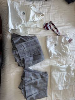 Kai Chi Secondary School Junior Girls' Summer and Winter Uniform: Bow Blouse Skirt