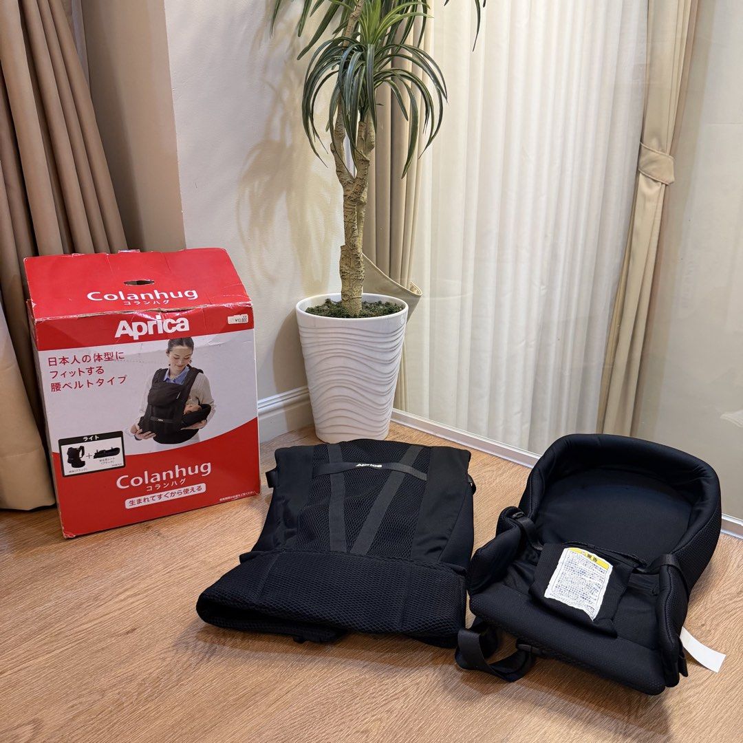 Aprica Colanhug (Category: Carriers & Slings) located in Makati City. Submitted by japankybabies (Listing ID 1447070297, Image 1). Description: Good as new.