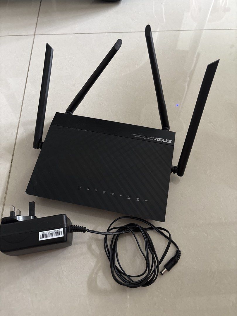 ASUS WiFi Router with Power Adapter