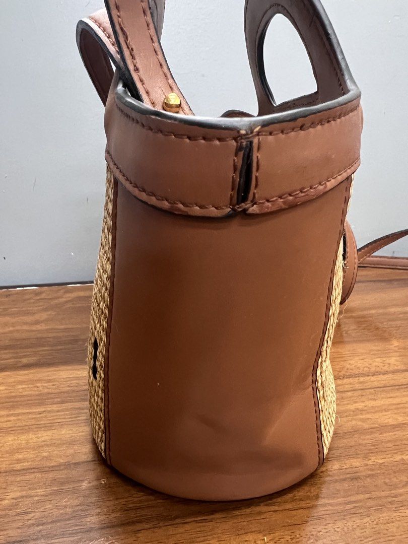 Authentic Marni Micro Tropicalia bag (Category: Luxury Bags & Wallets) located in Cagayan de Oro. Submitted by riggstuffs (Listing ID 1447066714, Image 3). Description: ➡️ Guaranteed authentic Marni Tropicalia leather tote bag ➡️ Made in Italy ➡️ Embroidered logo to the front, clean interior ➡️ Top handle with long adjustable sling ➡️ Gold tone hardware ➡️ Sign of use is faded color at the bottom area ➡️ No other inclusion Disclaimer: Riggstuffs 