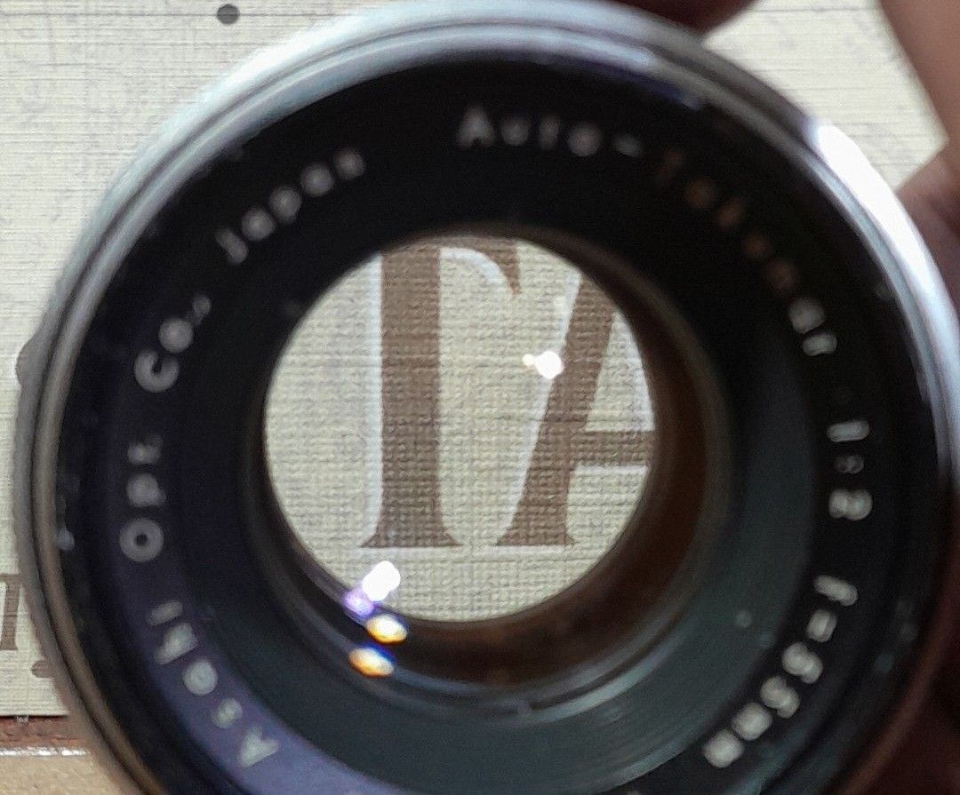 Auto-Takumar 55 F2 (Category: Lens & Kits) located in Las Pinas. Submitted by 84vintage (Listing ID 1447053895, Image 3). Description: Rare Auto-Takumar 55 F2 lens in very good condition. Minor signs of use are understandable for its age. Super smooth focusing and 10 bladed aperture make this a sought-after one because of the character. Great for portraits or videos. Sold As is where is only. Actual photos posted. Please examine them carefully as