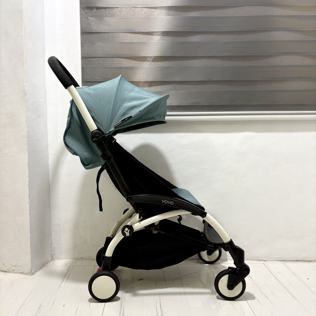 Babyzen YOYO+ Stroller AQUA edition (Category: Strollers) located in Quezon City. Submitted by cobbie03 (Listing ID 1446933419, Image 2). Description: ❗️SALE❗️SALE❗️SALE❗️ YO-YO BABYZEN STROLLER WITH BRANDNEW COLOR PACK 6+ ❗️CABIN APPROVED❗️ ✔️Recommended from 6-48 months ✔️Lightweight ✔️Travwl friendly ✔️5-point harness ✔️Easy to open and fold MINE FOR ONLY 10,999.