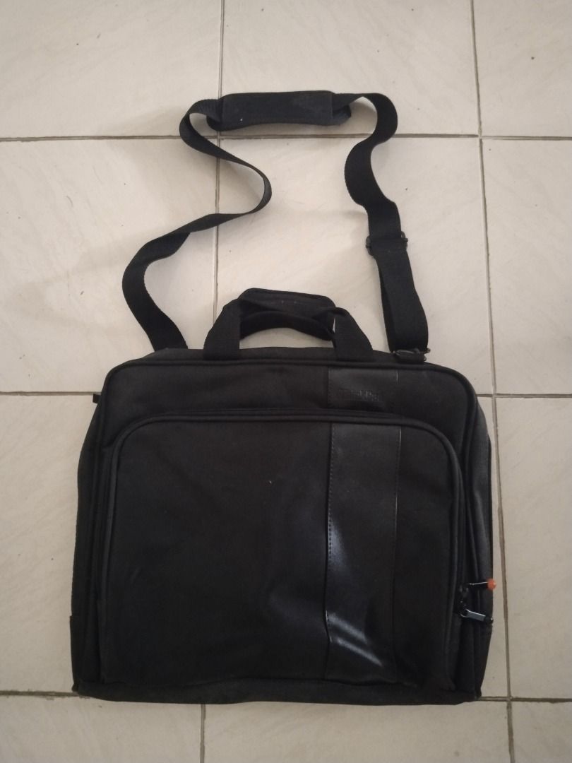 Black Laptop Bag with Shoulder Strap $3