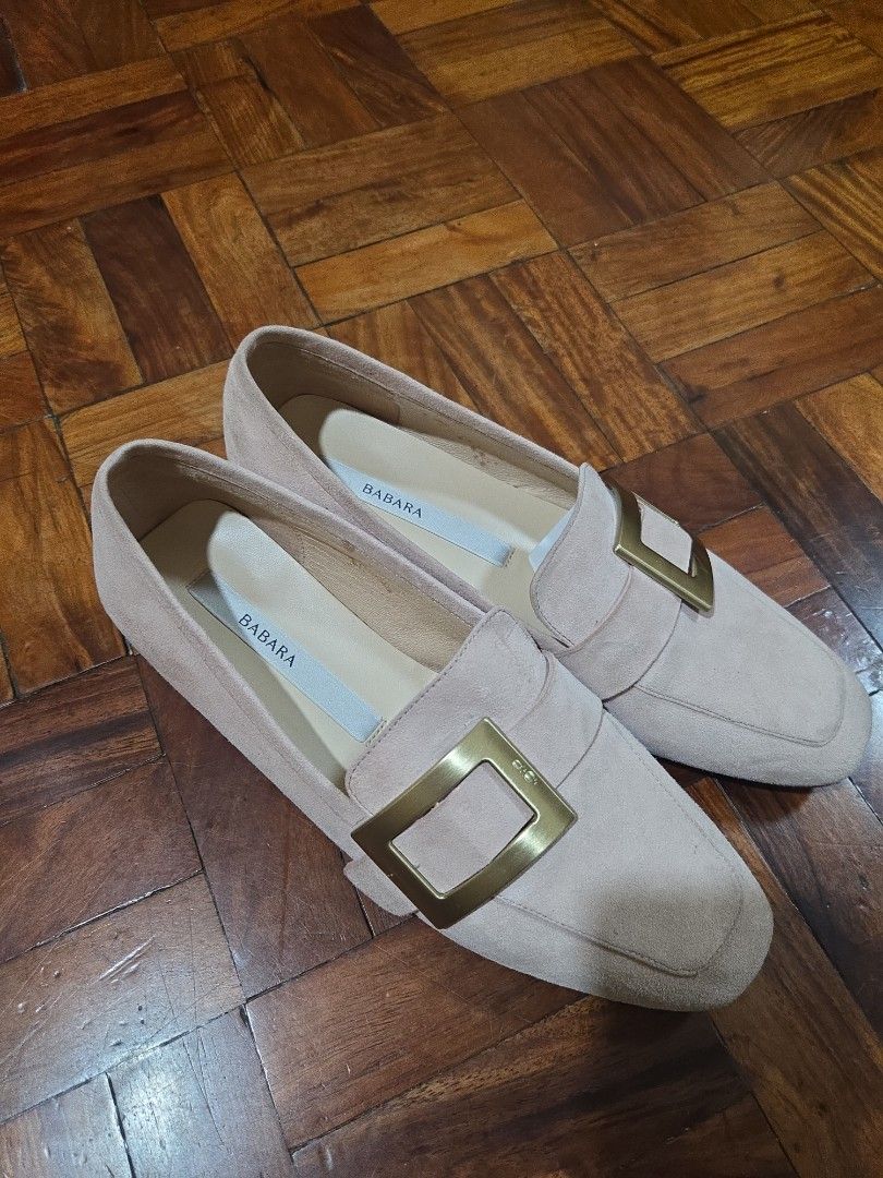 Blush Loafers from Babara (Korea) (Category: Loafers) located in Cavite. Submitted by yogamutt (Listing ID 1447050655, Image 3). Description: 🍪 bought in Korea 🐻 size 250 US 8-8.5 women's ⭐️ used twice.