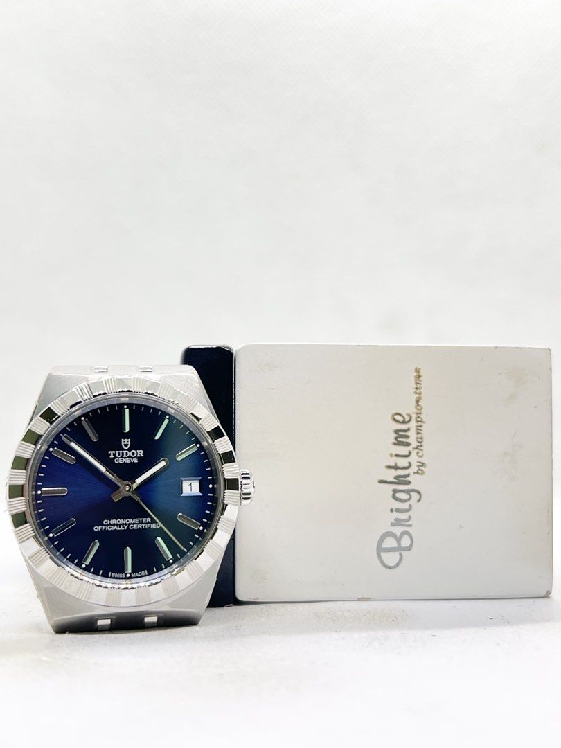Brand New Tudor Royal Date 36 2836D1A0 Blue Dial Automatic Steel Casing ...