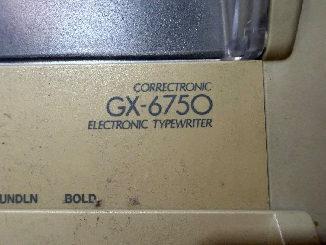Brother GX-6750 Correctronic Electronic Typewriter
