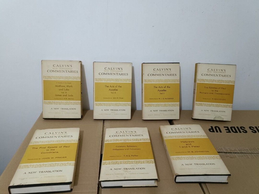 Calvin's New Testament Commentaries Book Set (Category: Religion Books) located in Quezon City. Submitted by nickylopez37770 (Listing ID 1447040898, Image 3). Description: Christians books bundle 5k only Note! Not per piece Payment first po tayo kung gusto Makasigurado video call muna bago bayad para sure talaga MOD LBC branch pick up or door to door shipping fee charge to buyer MOP gcash only Location Marikina city Pm me send po .