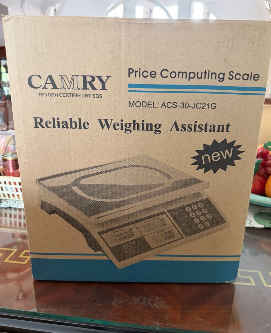 Camy weighing scale (NEW) (Category: Health Monitors & Weighing Scales) located in Kuala Lumpur. Submitted by ryan8822 (Listing ID 1447096028, Image 1). Description: Brand new, purchased for 250rm never used at all. Still has box and packaging. Bandar Utama area.
