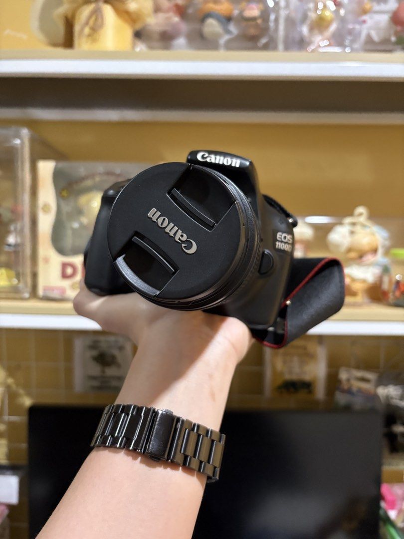 Canon DSLR EOS 1100D (Category: Cameras) located in Marikina City. Submitted by ejzzz (Listing ID 1446913402, Image 1). Description: rfs: seldom used comes with bag, charger, lens cap working with no issues.