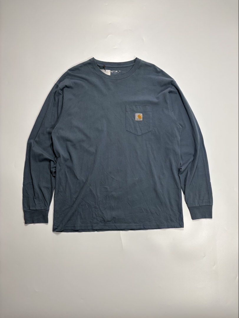Carhartt Blue Pocket Longsleeves (Category: Tshirts & Polo Shirts ) located in Antipolo. Submitted by thearchivesproject (Listing ID 1447032717, Image 1). Description: 23.5 width 30 length.