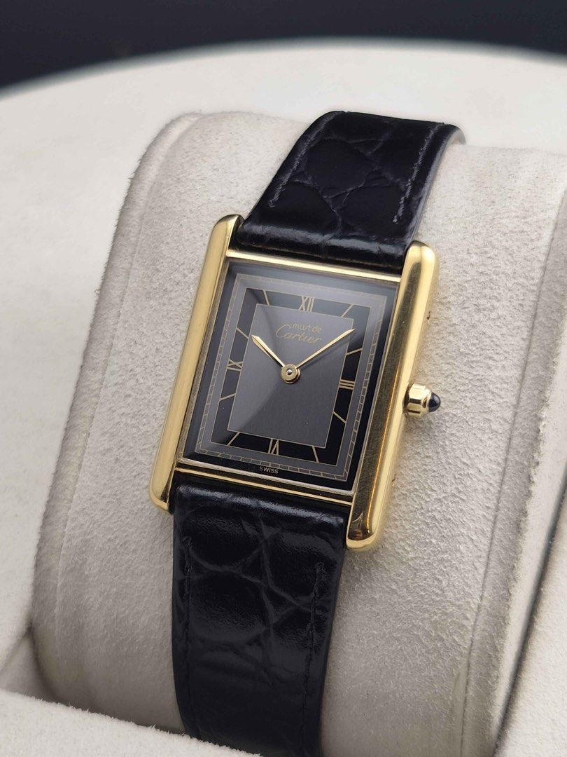 Cartier Tank Large (Category: Luxury Watches) located in Makati City. Submitted by tpx.ph (Listing ID 1446937704, Image 1). Description: Cartier Tank Must Large 200k Pre-Owned Watch Only.