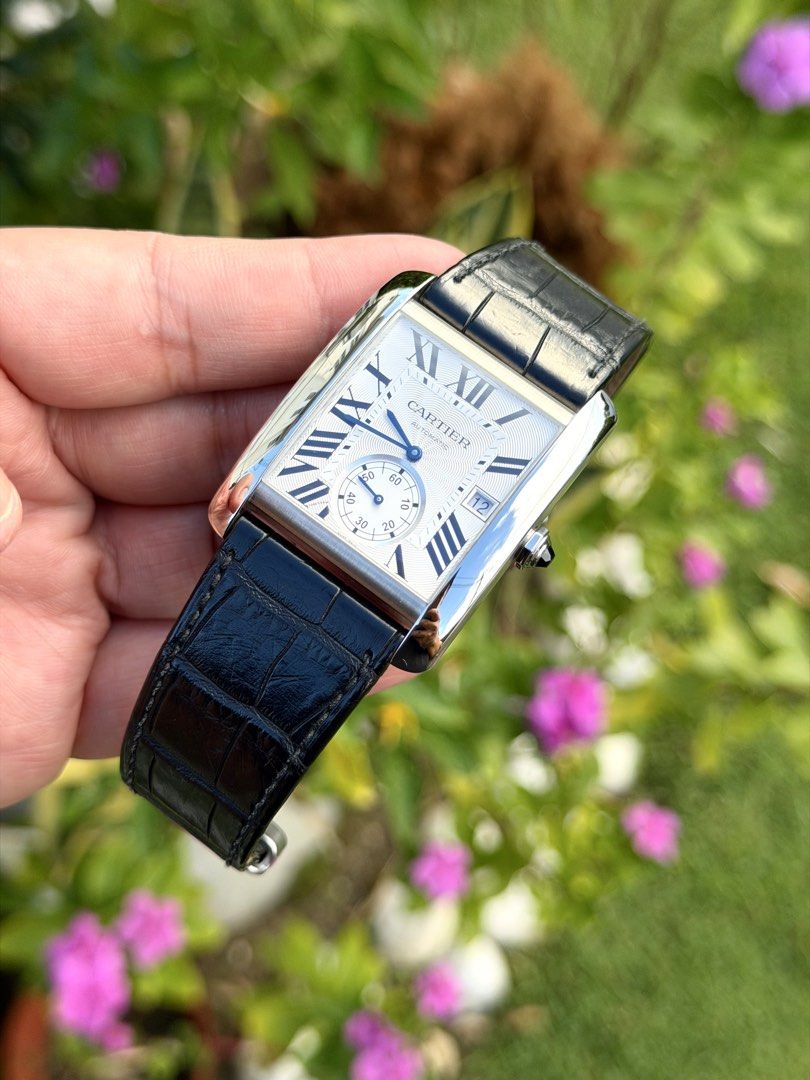Cartier Tank MC Large (Category: Watches) located in Kuala Lumpur. Submitted by jlspecialstore (Listing ID 1447044518, Image 2). Description: 📣 [ Pre Owned ] Cartier Tank MC Large W5330003 . 43.9mm X 34.4mm . Cartier Caliber 1904-PS MC Automatic movement with 46h Power Reserve . Black calfskin strap . Sapphire Crystal Glass & Transparent Case Back . Fullset with Box & Cert . 9.8/10 Perfect Condition like NEW . 💵Price : RM16,800 🌐Follow Us 🔗 h