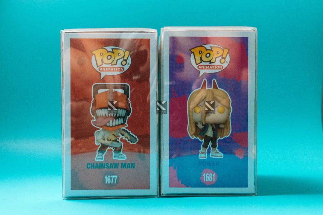 Chainsaw Man & Power Funko Pop set (Category: Designer & Blind Box Toys) located in Valenzuela. Submitted by mae.kar (Listing ID 1447057308, Image 2). Description: Chainsaw Man & Power Funko Pop set P2,000 -NOOB -With used Boss protector -Never dropped -No dents -No breaking of set MOP: Maya, Security Bank Pop will be coming from Marilao Bulacan, near SM Marilao RFS: Baby funds.