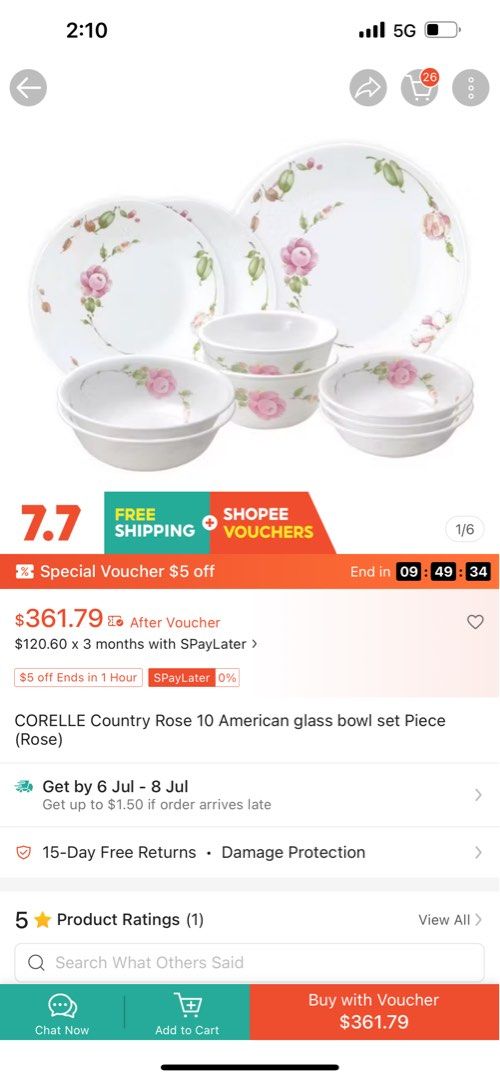 Corelli Country Rose 10pc set497394884197099521