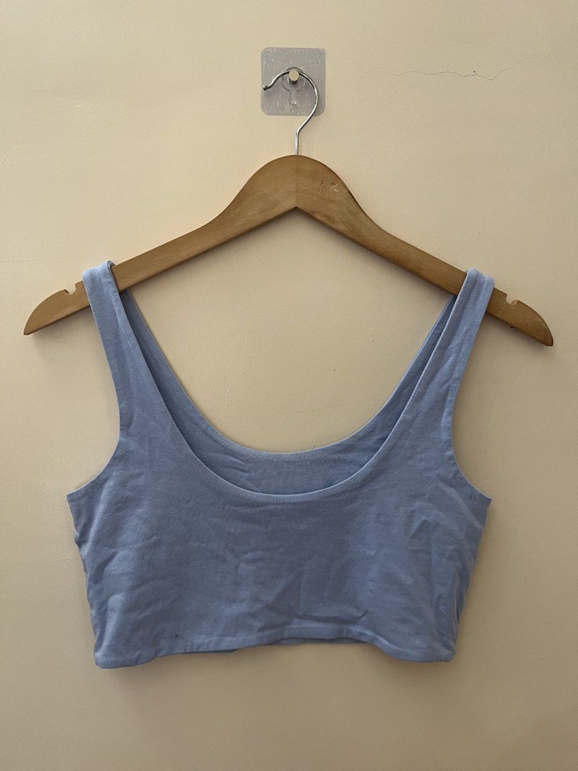 Cotton on ash light blue tank top (Category: Others Tops) located in Davao. Submitted by rewearclub.dvo (Listing ID 1446997659, Image 2). Description: Size Medium.