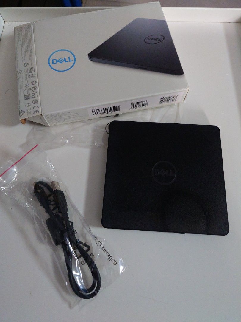Dell External USB Slim DVD Drive with Box and Cable