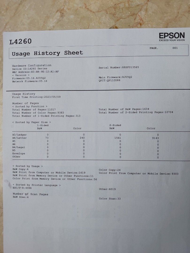 Epson L4260 EcoTank Printer497340682046033923