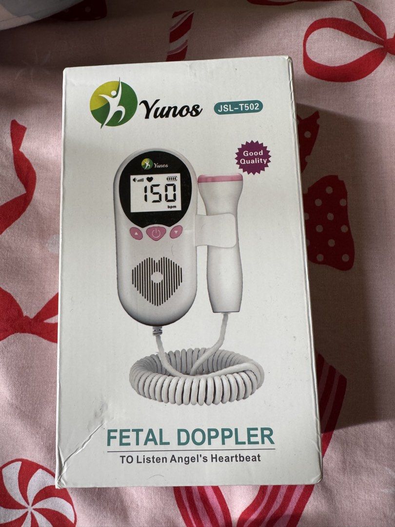 Fetal Doppler (Category: Maternity Care) located in Pilar. Submitted by cldnvrgrmndl (Listing ID 1446983741, Image 1). Description: Yunos Fetal Doppler JSL - T502 Digital Screen.