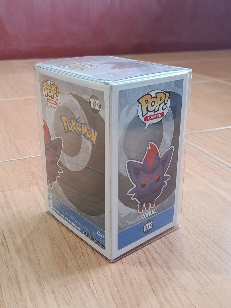 Funko Pop Zorua 1032 with Boss Protector (Category: Figurines & Statues) located in Manila. Submitted by cydle (Listing ID 1447011290, Image 2). Description: ‼️ UNDER SRP AND MARKET VALUE ‼️ - Mint condition box and figure - Boss Protector included - Only opened ONCE for cleaning and removing dust RFS: Misaligned paint and glue imperfection (Check last image) MOP: GCash only MOD: Lalamove or Grab.