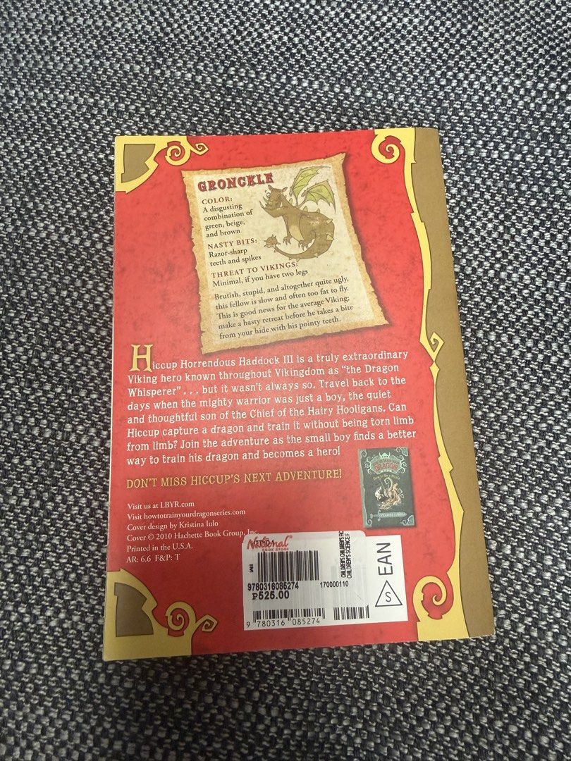 How to Train Your Dragon Book 1 (Category: Children's Books) located in Antipolo. Submitted by maricarbs (Listing ID 1446967356, Image 2). Description: .