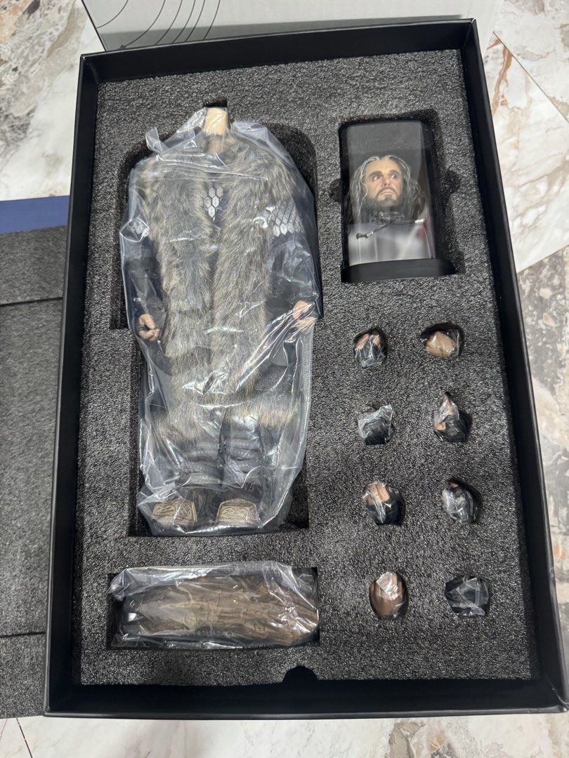 Inart The Hobbit Thorin (Category: Figurines & Statues) located in Pasay City. Submitted by superman_991 (Listing ID 1447026794, Image 2). Description: Inart The Hobbit Thorin 1/6 Mib With Brown box Price 30,500 Only No Rush Shipping/ Dibs Now Pay now Location Paranaque Payment Gcash/Bpi Shipping Lalamove/Lbc Buyers Risk / Fee ‼️Seller is not responsible for: lost, stolen, or damaged packages..