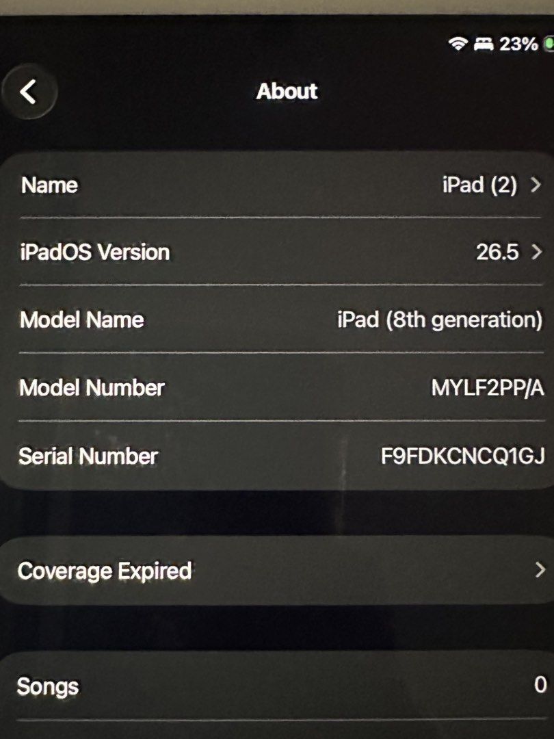 Ipad 8th Gen - 128GB (WiFi only) (Category: iPad) located in Guiguinto. Submitted by heyy_sell (Listing ID 1447069626, Image 3). Description: - rose gold, wifi only - no dents and scratches - screen occasionally becomes unresponsive in certain areas - poor battery health - never been opened or repaired - used for reading, gaming, and studying - price is negotiable inclusions: - with original charger - ipad case rfs: will upgrade meetups around me