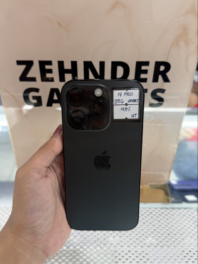 iPhone 14 PRO 256GB SMARTLOCKED (NTC APPROVED) (Category: iPhone 14 Series) located in San Juan City. Submitted by desireebayal96 (Listing ID 1447036585, Image 1). Description: iPhone 14 PRO * 256GB * SMARTLOCKED * 95% BATTERY HEALTH (CAN CHECK 3UTOOLS) * 97% SMOOTH * NO ISSUE * NO HISTORY OF REPAIR * NO ICLOUD ISSUE * NOT REFURBISHED * FACE ID & TRUETONE WORKING * WITH LIGHTNING CORD OPEN FOR COD SAME DAY DELIVERY PLUS SHIPPING FEE MESSAGE ME DI