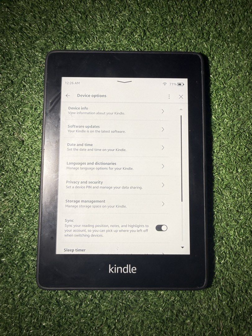 Kindle PPW 4 - with ads (Category: E-Readers) located in Manila. Submitted by ereaders-atbp (Listing ID 1447055901, Image 2). Description: Kindle PPW 4 With ads 8 GB Has one scratchmark on screen Free shipping.
