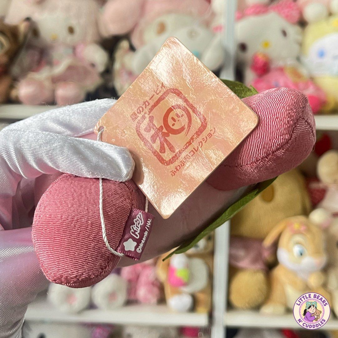 Kirby Sakura Mochi Plush (Category: Plushies & Soft Toys) located in Manila. Submitted by littlebearsncuddles (Listing ID 1446948307, Image 2). Description: 🏷️ With paper tag 🌸 10/10 condition 🌸 size: Mascot Size 🌸 Without issue 🍬 Brand: Nintendo .