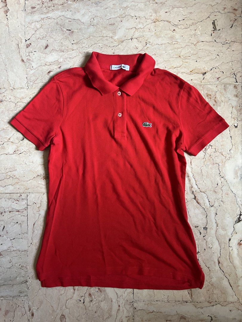 Lacoste Classic Red Polo Shirt Long Back (Category: Shirts) located in San Jacinto. Submitted by rex_finds (Listing ID 1446937141, Image 1). Description: Red Lacoste Polo Shirt 100% Authentic Dimes: 15x23 front 23.5 back No issues Complete tags Price is negotiable Feel free to give a reasonable offer PM for more info.