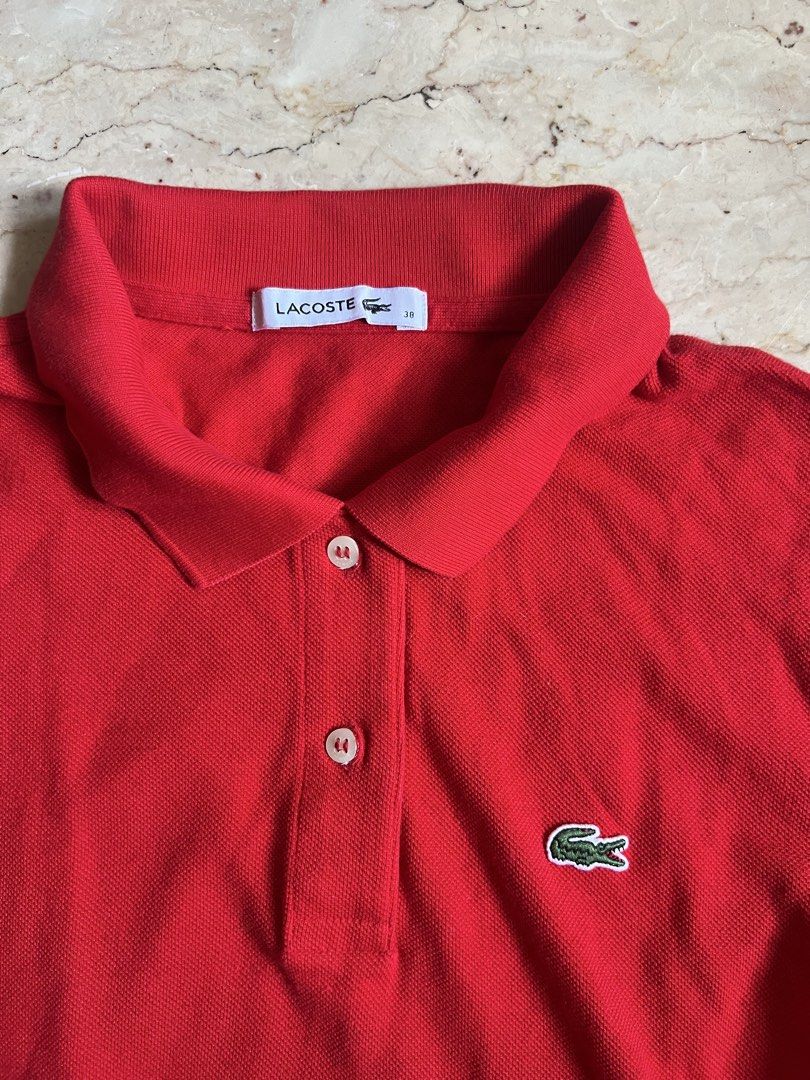 Lacoste Classic Red Polo Shirt Long Back (Category: Shirts) located in San Jacinto. Submitted by rex_finds (Listing ID 1446937141, Image 2). Description: Red Lacoste Polo Shirt 100% Authentic Dimes: 15x23 front 23.5 back No issues Complete tags Price is negotiable Feel free to give a reasonable offer PM for more info.