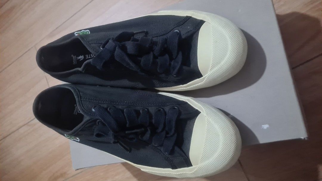 Lacoste Topskill 0721 2 CNV Sneakers (Category: Sneakers) located in Paranaque City. Submitted by lorem45 (Listing ID 1446996444, Image 2). Description: - Authentic Lacoste sneakers - Black color - Iconic crocodile logo on the side - Original box included - Size: 38 EU / 7 US.