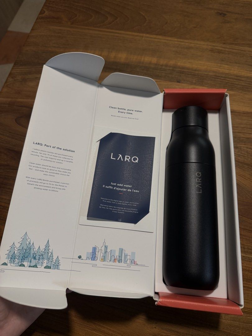 LARQ Self-Cleaning Water Bottle - Black497404090181242881
