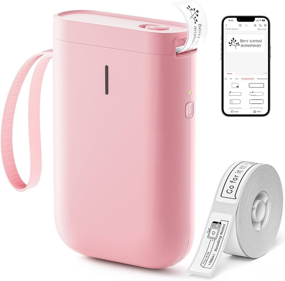 [LATEST MODEL] NIIMBOT D110_M UPGRADED SMART LABEL PRINTER-PINK , COMPLETE SET (Category: Printers, Scanners & Copiers) located in Quezon City. Submitted by stuffiesetc (Listing ID 1446980636, Image 1). Description: [LATEST MODEL] NIIMBOT D110_M UPGRADED SMART LABEL PRINTER-PINK Guaranteed authentic.brand new in sealed box. Features: A convenient portable printer for everyday use Bluetooth connection, NIIMBOT App 1500 mAh powerful battery, 4 hour