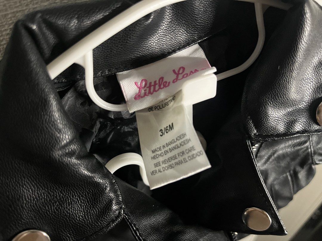 Leather Jacket (Category: Babies & Kids Fashion) located in Rizal. Submitted by dyclutterr (Listing ID 1447101645, Image 2). Description: .