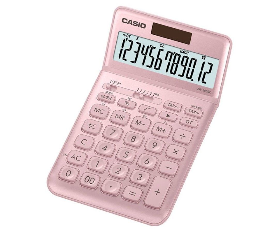 LF | Casio JW-200SC Pink Desktop Calculator (Category: Office & Business Technology) located in Porac. Submitted by jeonnnn (Listing ID 1447095435, Image 1). Description: LOOKING FOR a pink Casio jw200sc calculator..