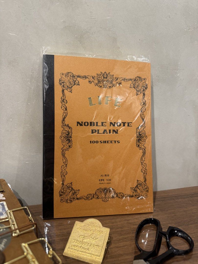 LIFE BLANK NOTEBOOK IN VINTAGE PAPER (Category: Stationery & School Supplies) located in Quezon City. Submitted by lara.ph (Listing ID 1447094659, Image 2). Description: .