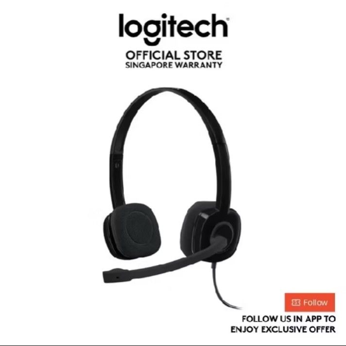 Logitech H390 USB Headset with Noise Cancelling Microphone
