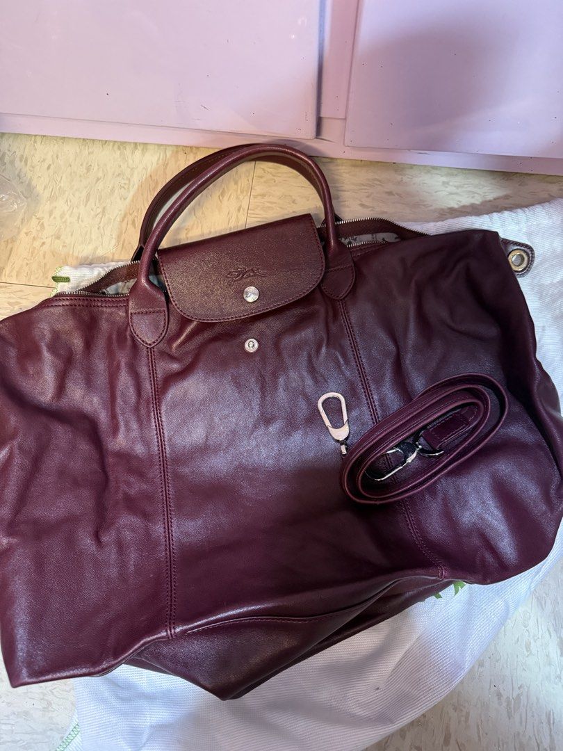 Longchamp Le Pliage （分類：手袋及銀包）位於 Hong Kong。 由 moneymoney_888 提交（商品編號 1447070909，圖片 3）。簡介： Longchamp Le Pliage large size Leather 。