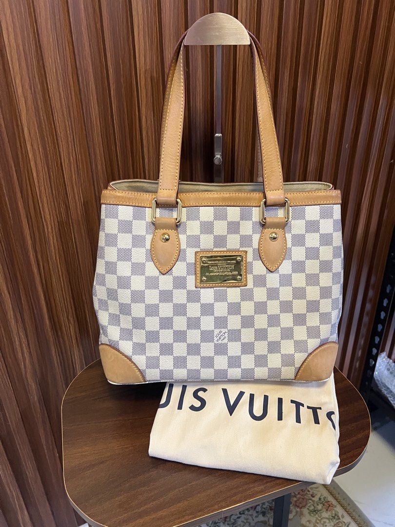 Louis Vuitton Damier Azur Tote Bag (Category: Luxury Bags & Wallets) located in Cavite. Submitted by instaglam23 (Listing ID 1446957553, Image 1). Description: - Authentic Louis Vuitton Damier Azur tote bag - Classic vachetta leather trim - Spacious interior, ideal for daily use - Comes with original dust bag - A timeless addition to your collection.