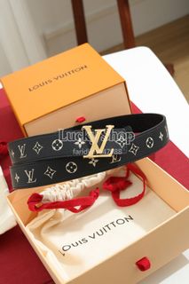 Brand New 🌸 LOUIS VUITTON Classic Monogram LV Belt in Black