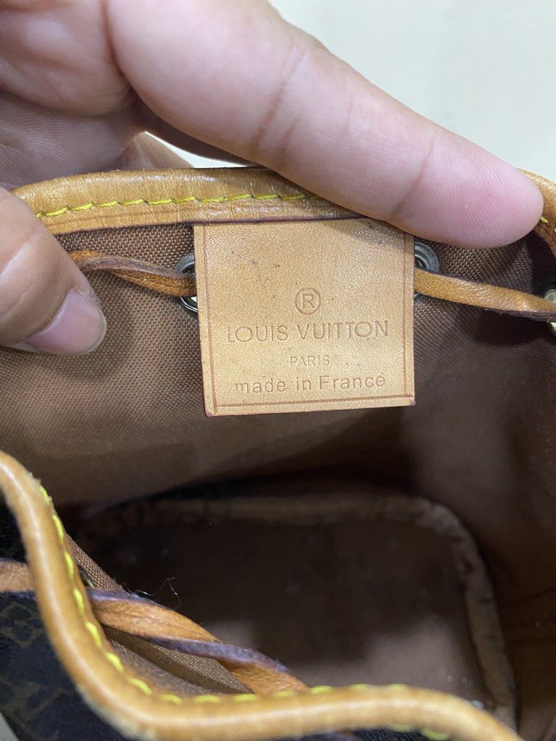 Louis Vuitton Monogram Mini Pochette Accessoire Bucket Bag (Category: Luxury Bags & Wallets) located in Bacolod City. Submitted by SweetieThings_0929 (Listing ID 1447058444, Image 3). Description: - Louis Vuitton Monogram Bucket Bag - Made in France - Classic Monogram Canvas - Secure Drawstring Closure - Small and Compact Design - Ideal for carrying essentials - Perfect for on-the-go lifestyle.